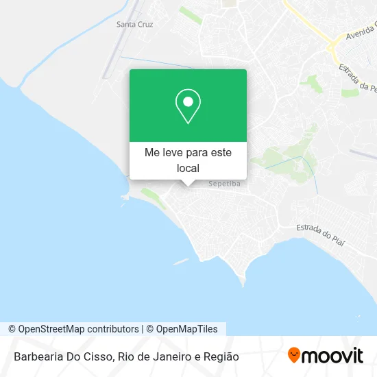 Barbearia Do Cisso mapa