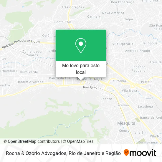 Rocha & Ozorio Advogados mapa