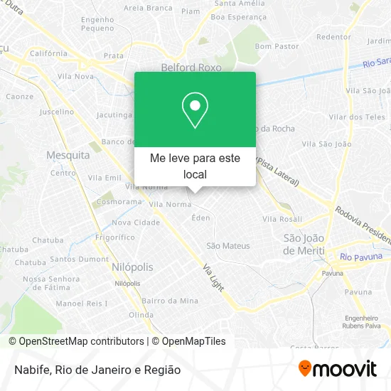 Nabife mapa