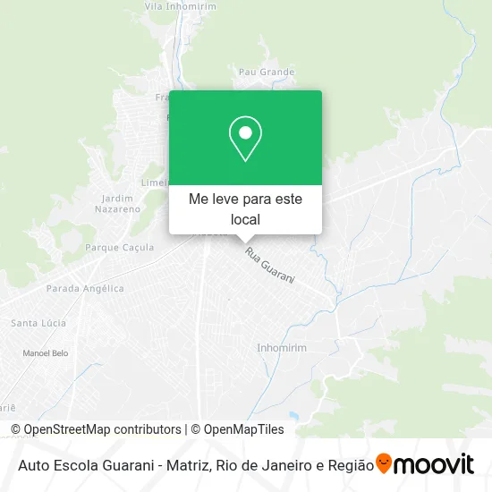 Auto Escola Guarani - Matriz mapa