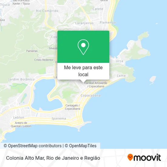 Colonia Alto Mar mapa