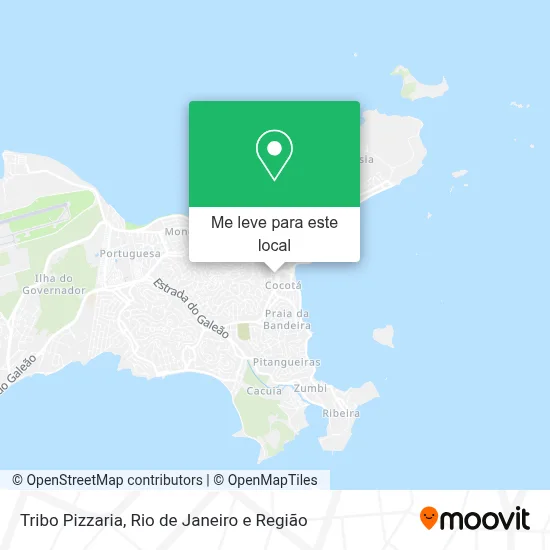 Tribo Pizzaria mapa