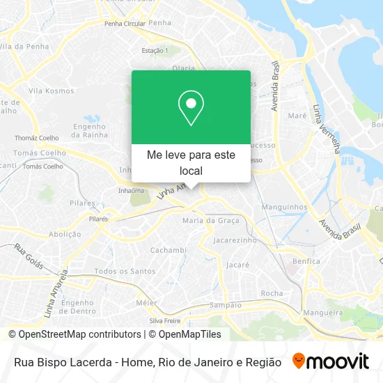 Rua Bispo Lacerda - Home mapa