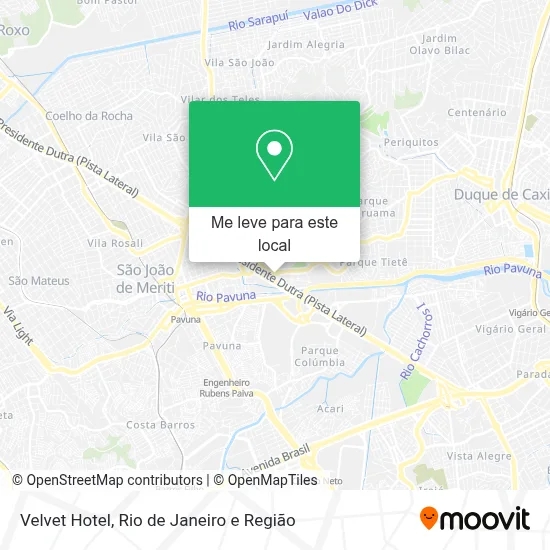 Velvet Hotel mapa