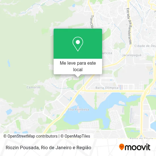 Riozin Pousada mapa