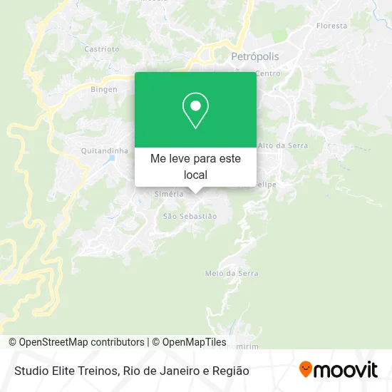 Studio Elite Treinos mapa