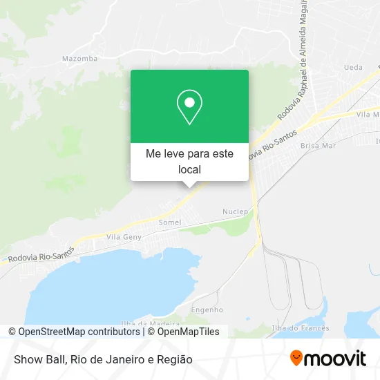 Show Ball mapa