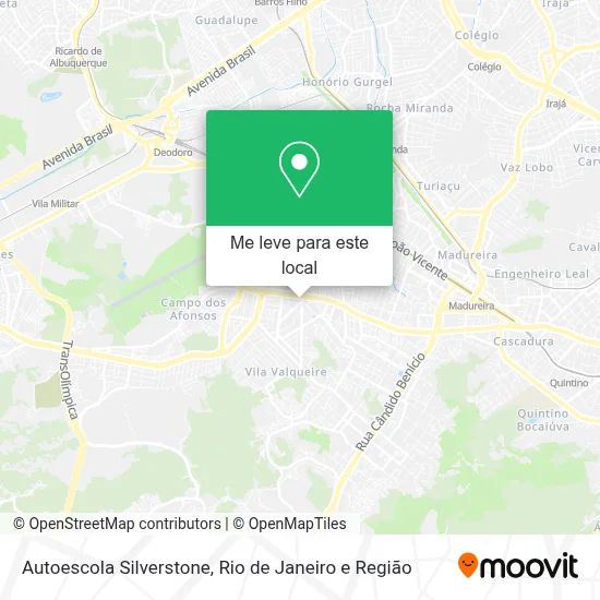 Autoescola Silverstone mapa