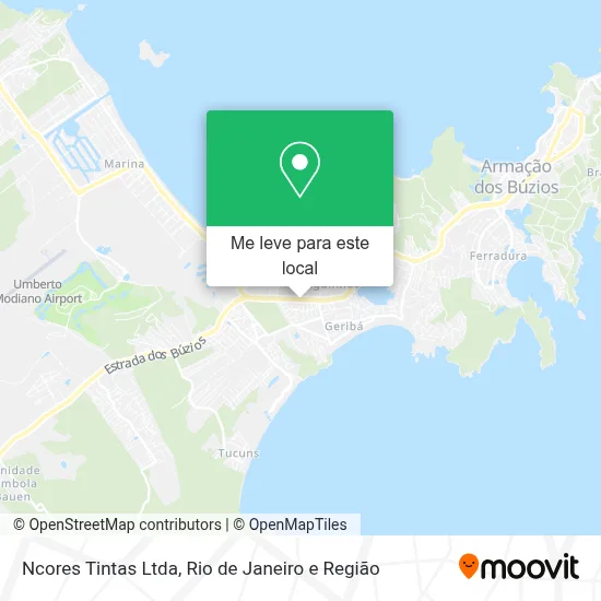 Ncores Tintas Ltda mapa