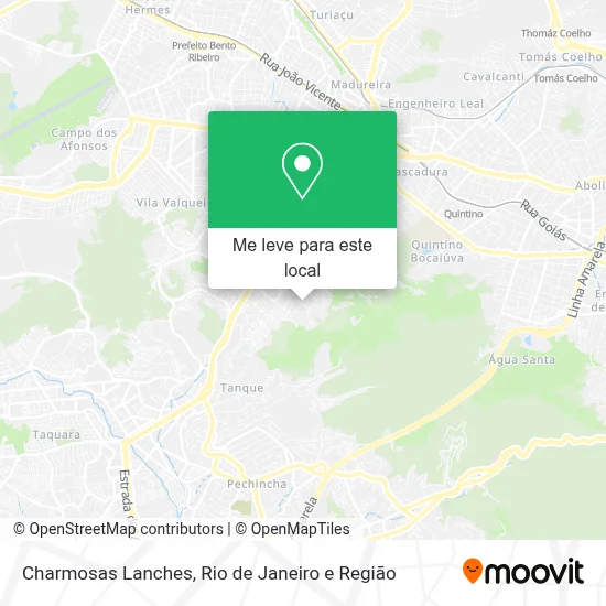 Charmosas Lanches mapa