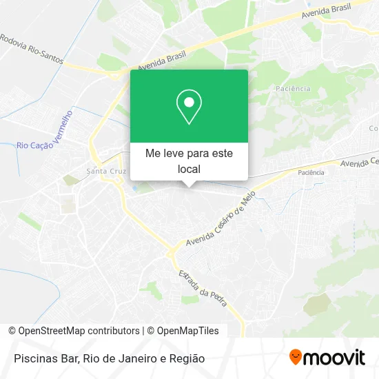 Piscinas Bar mapa