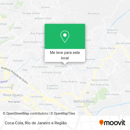 Coca-Cola mapa