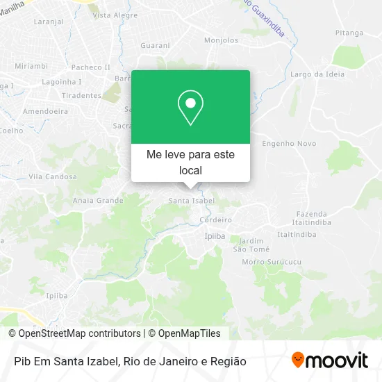 Pib Em Santa Izabel mapa
