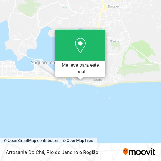 Artesania Do Chá mapa