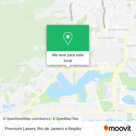 Premium Lasers mapa