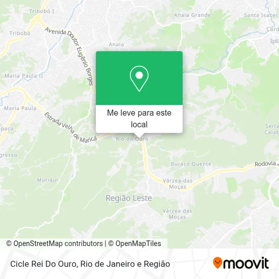 Cicle Rei Do Ouro mapa