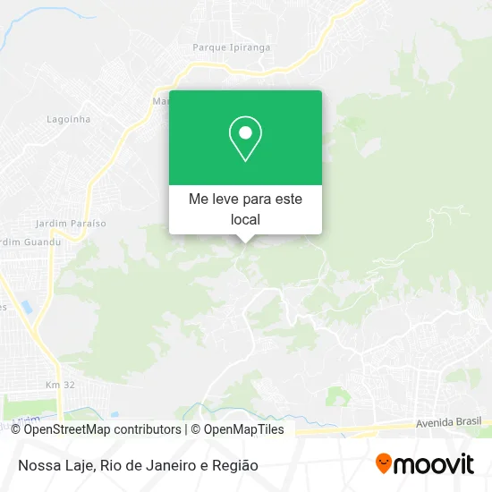Nossa Laje mapa