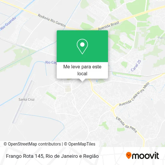 Frango Rota 145 mapa