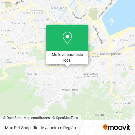 Max Pet Shop mapa