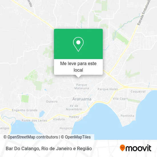Bar Do Calango mapa