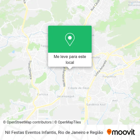 Nil Festas Eventos Infantis mapa