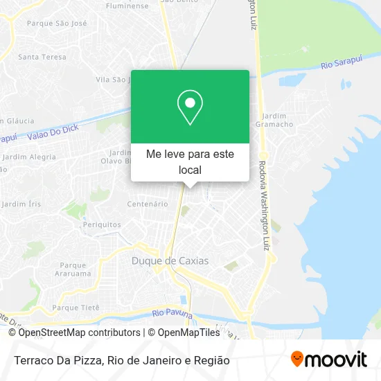 Terraco Da Pizza mapa