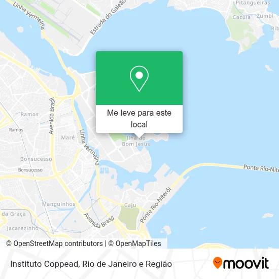 Instituto Coppead mapa