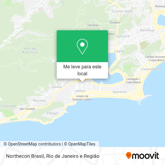 Northecon Brasil mapa