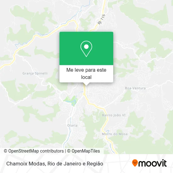 Chamoix Modas mapa