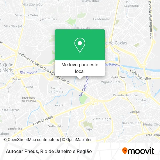 Autocar Pneus mapa