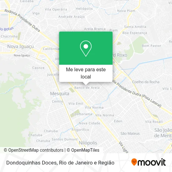 Dondoquinhas Doces mapa