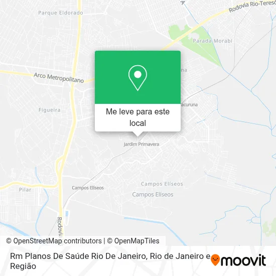 Rm Planos De Saúde Rio De Janeiro mapa