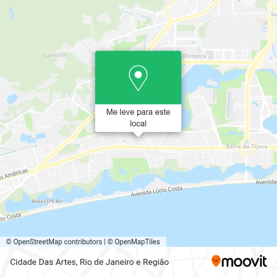 Cidade Das Artes mapa