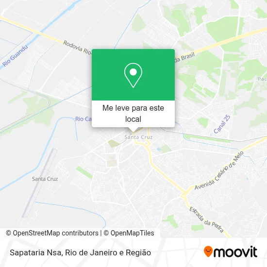 Sapataria Nsa mapa