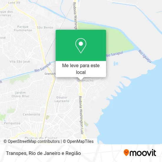 Transpes mapa