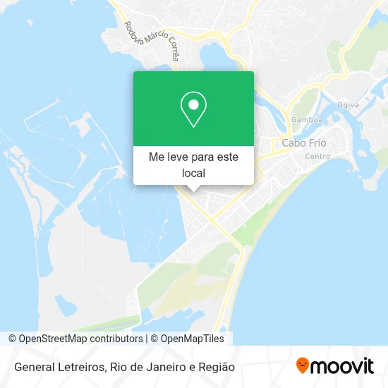 General Letreiros mapa