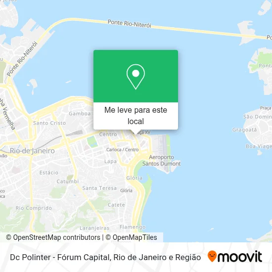 Dc Polinter - Fórum Capital mapa