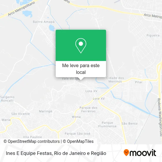 Ines E Equipe Festas mapa
