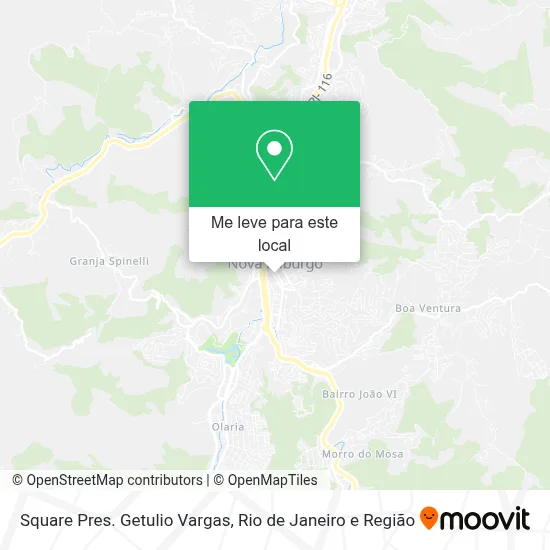 Square Pres. Getulio Vargas mapa