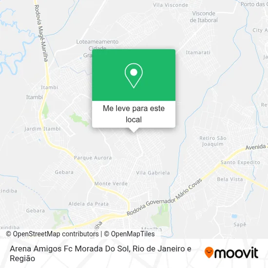 Arena Amigos Fc Morada Do Sol mapa
