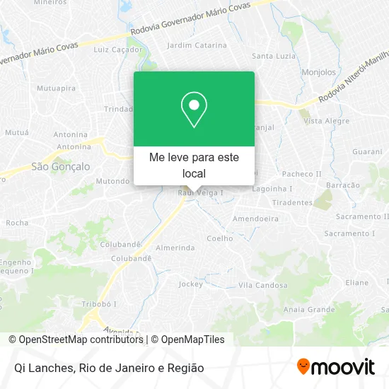 Qi Lanches mapa