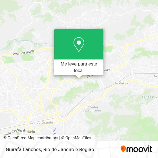 Guirafa Lanches mapa