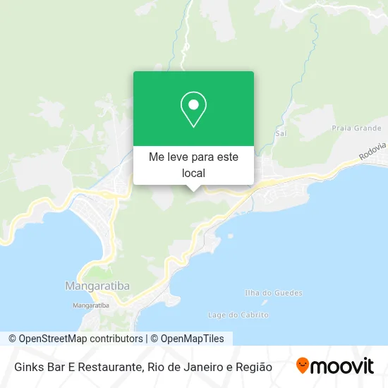 Ginks Bar E Restaurante mapa