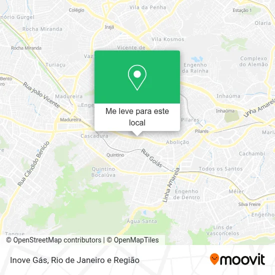 Inove Gás mapa