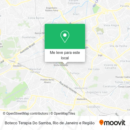 Boteco Terapia Do Samba mapa