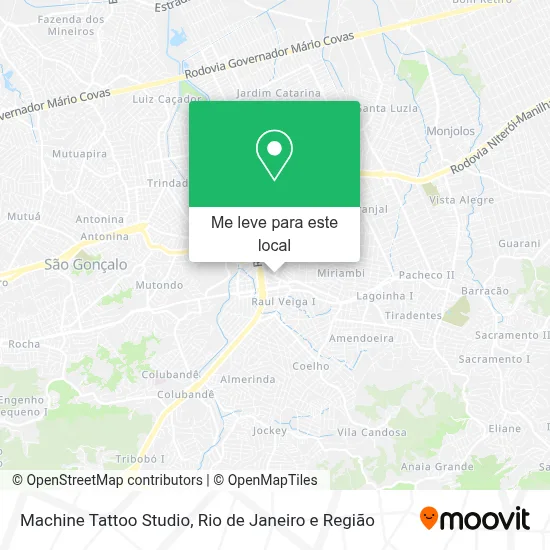 Machine Tattoo Studio mapa