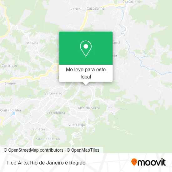 Tico Arts mapa