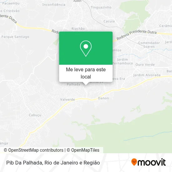 Pib Da Palhada mapa
