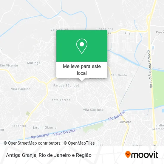 Antiga Granja mapa