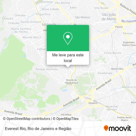 Everest Rio mapa